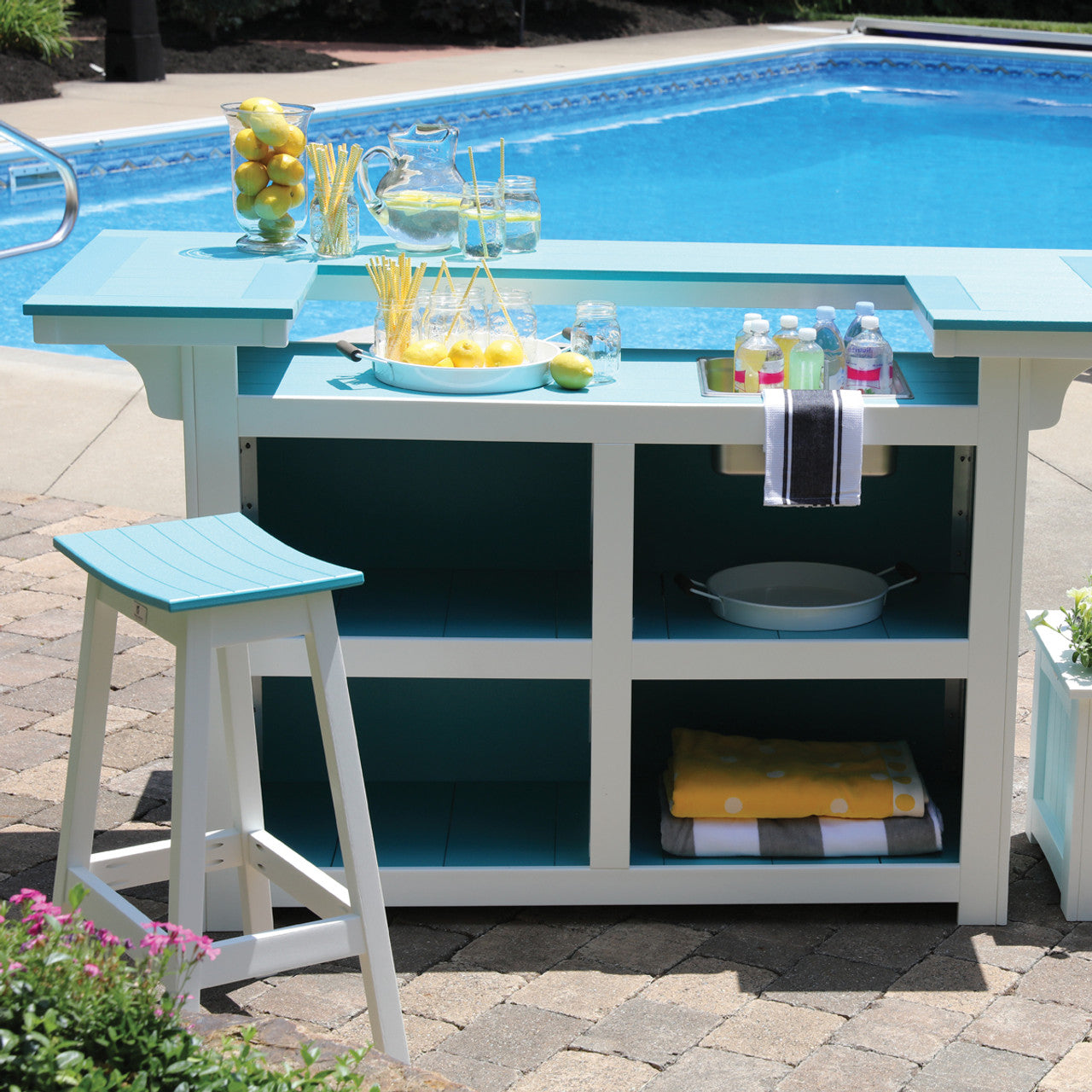 Berlin Gardens Outdoor Island with Ice Bowl - ODIS4272IB 2