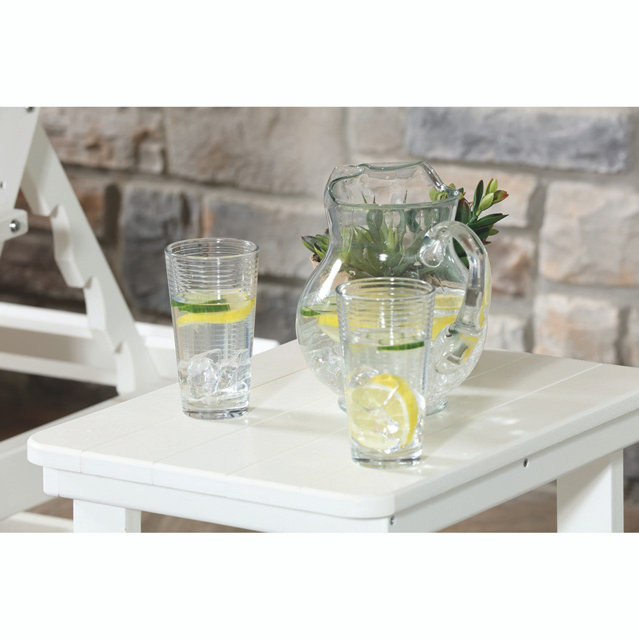 Berlin Gardens Rectangle End Table Dining Height - RTET2115 4