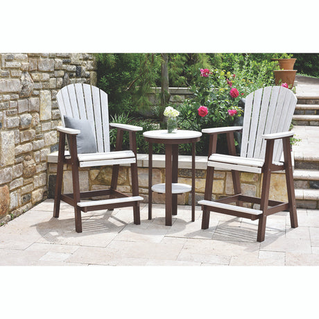 Berlin Gardens Round End Table Dining Height - PRET2122 3