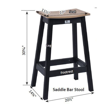 Berlin Gardens Saddle Bar Stool - SDBS2131 2