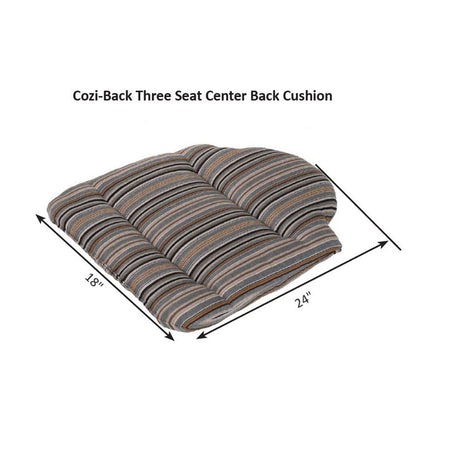 Berlin Gardens Three Seat Cozi Center Back Cushion - ZCB1824 2