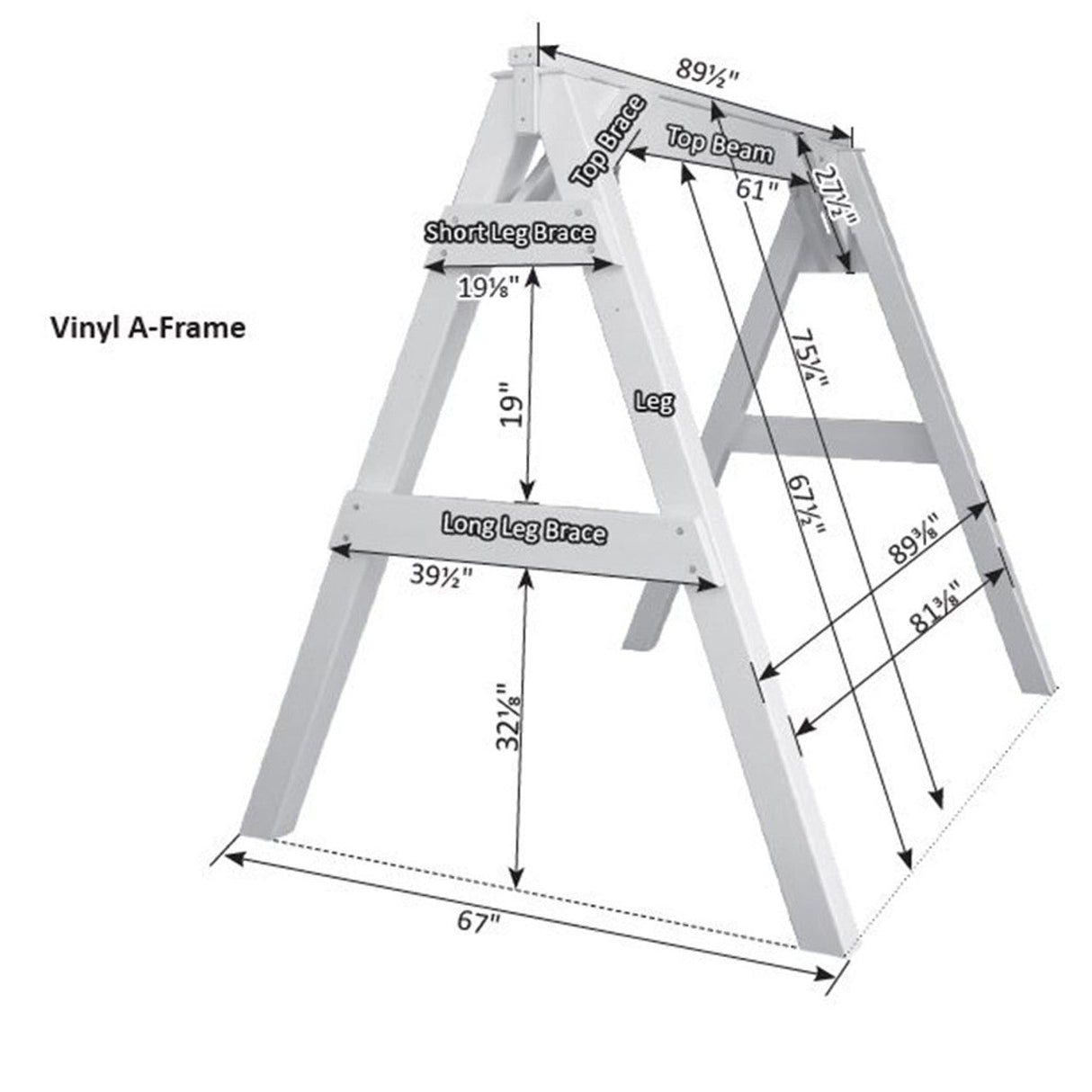 Berlin Gardens Vinyl A-Frame - VAF920 3