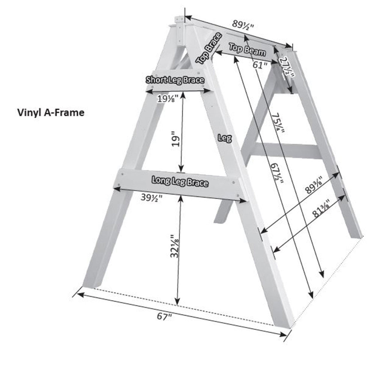 Berlin Gardens Vinyl A-Frame - VAF920 3