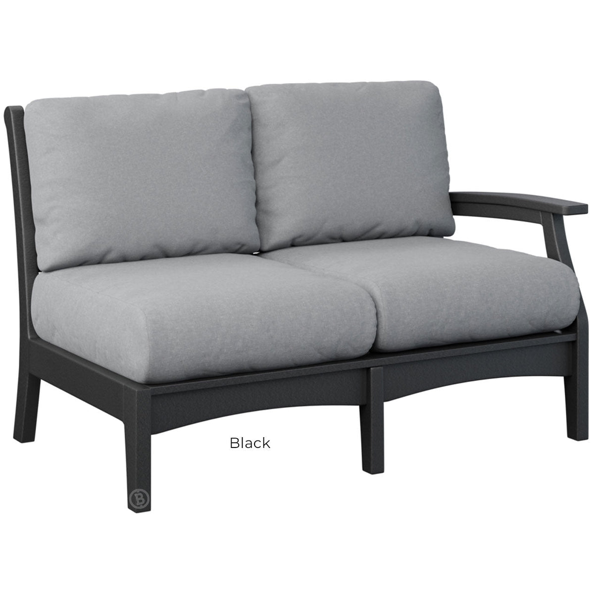 Berlin Gardens Classic Terrace Left Arm Loveseat