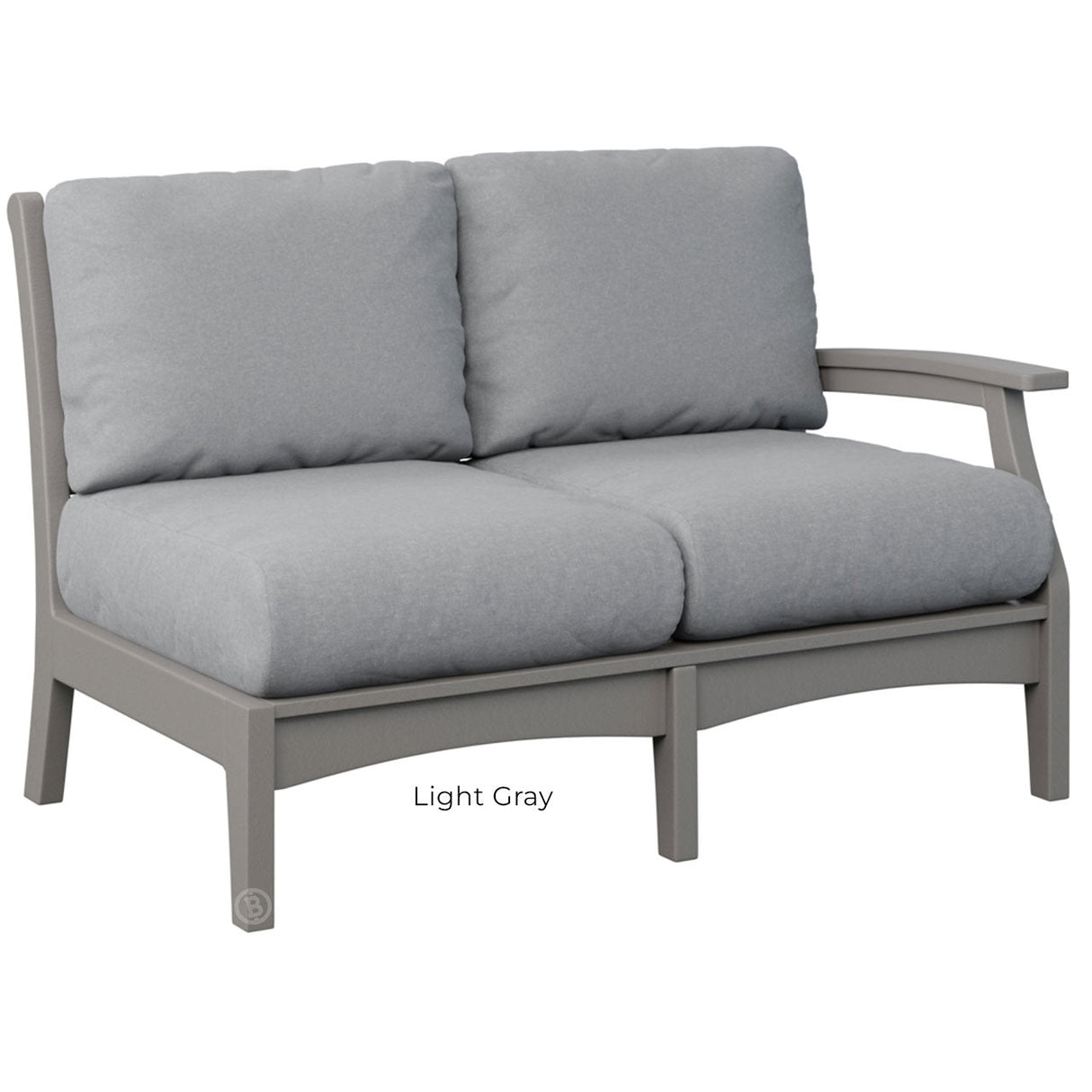 Berlin Gardens Classic Terrace Left Arm Loveseat