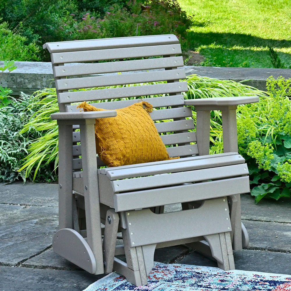 LuxCraft 2' Plain Glider Chair Additional Image - 1