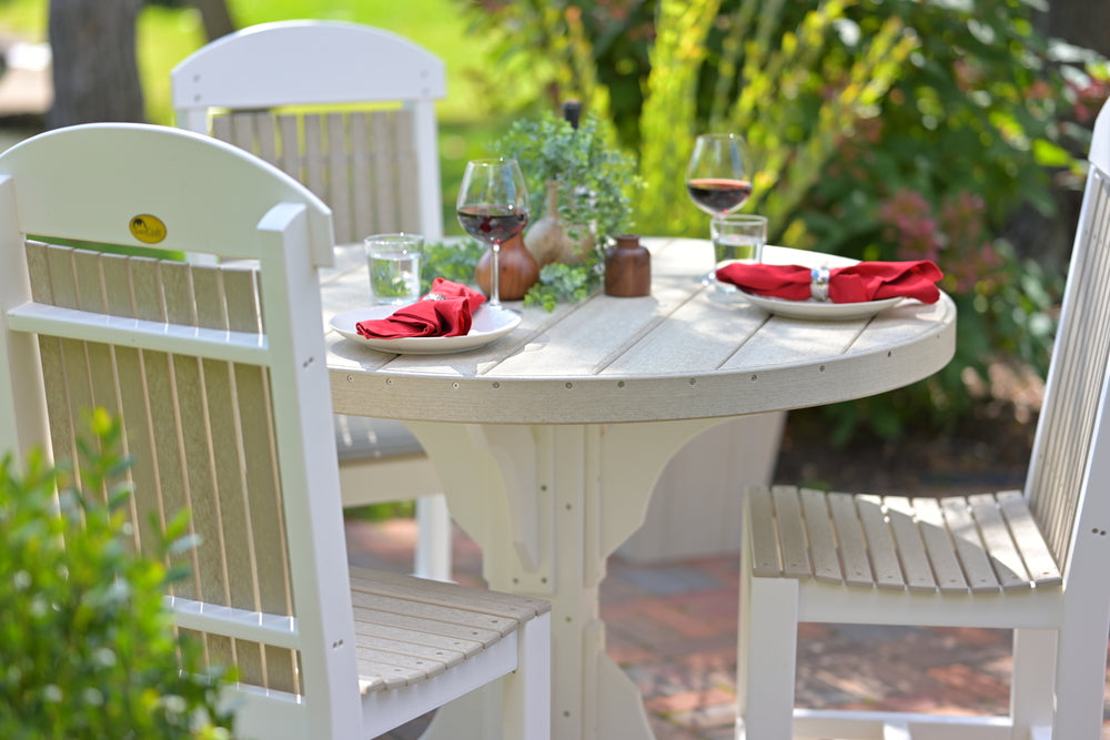 LuxCraft 4' Round Table - Counter Height Additional Image - 4