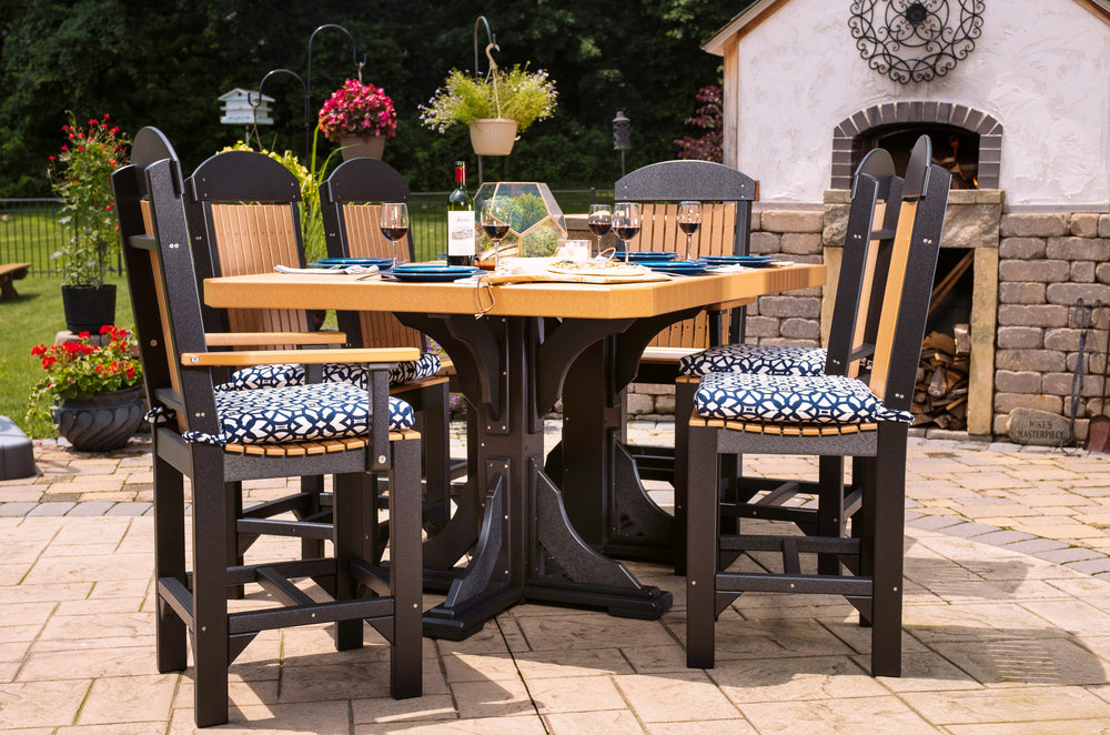 LuxCraft 4' x 6' Rectangular Table - Bar Height Additional Image - 2