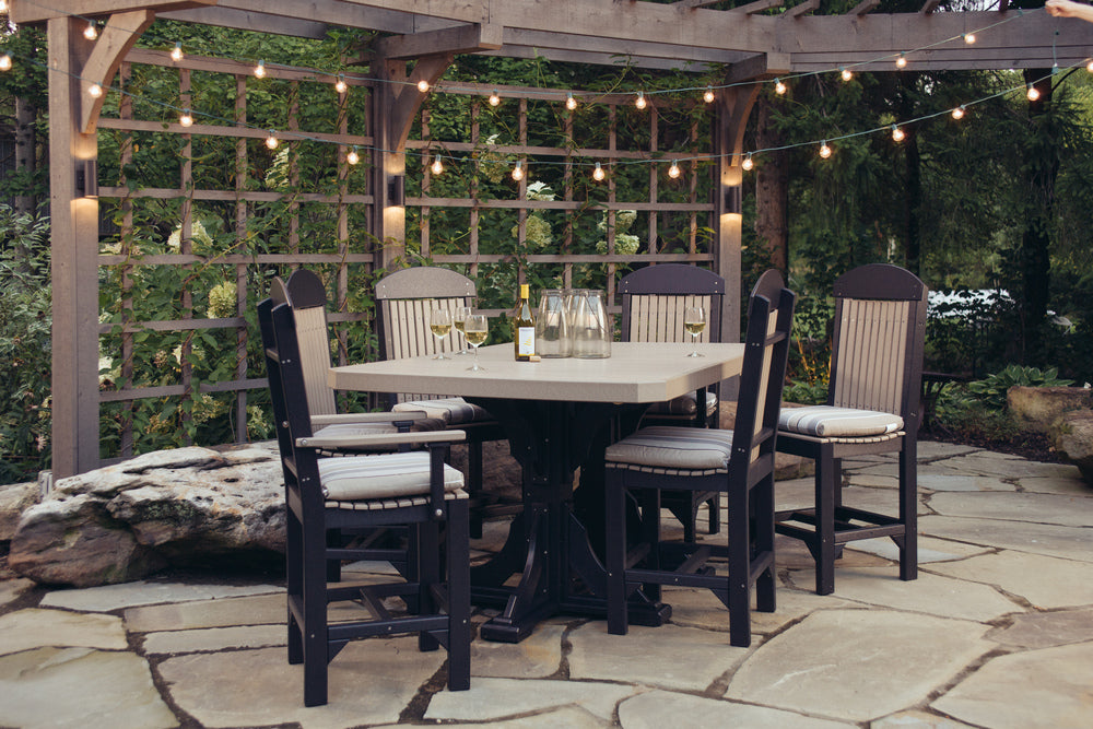 LuxCraft 4' x 6' Rectangular Table - Bar Height Additional Image - 5