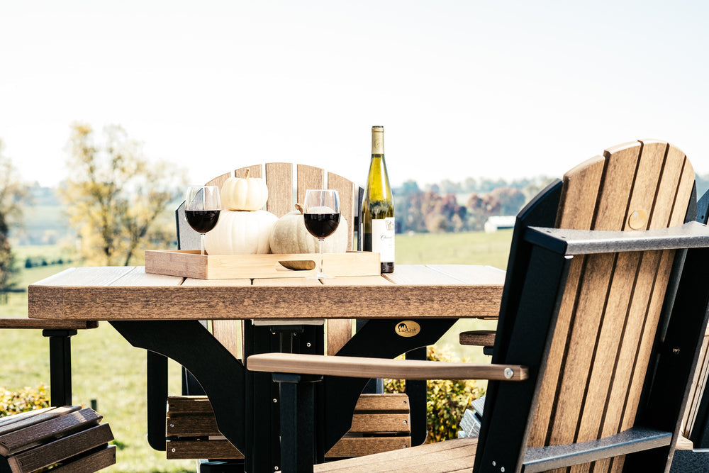 LuxCraft 41" Square Table - Counter Height Additional Image - 3