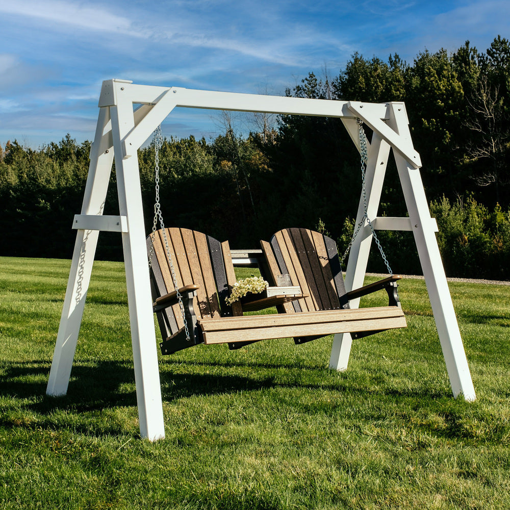 LuxCraft A-Frame Vinyl Swing Stand Additional Image - 1
