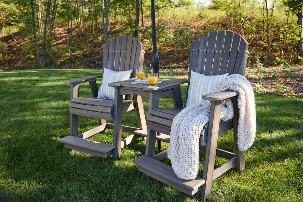 LuxCraft Balcony Tete-a-Tete Table Additional Image - 3