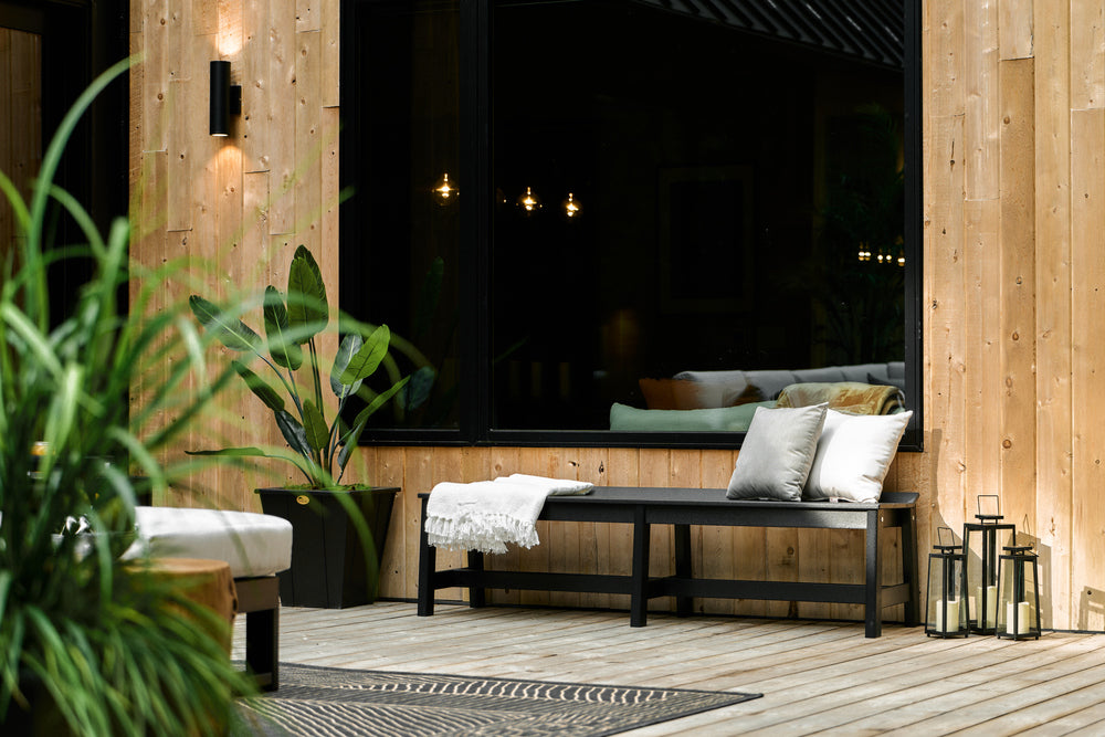 LuxCraft Cafe 72" Dining Bench Additional Image - 1