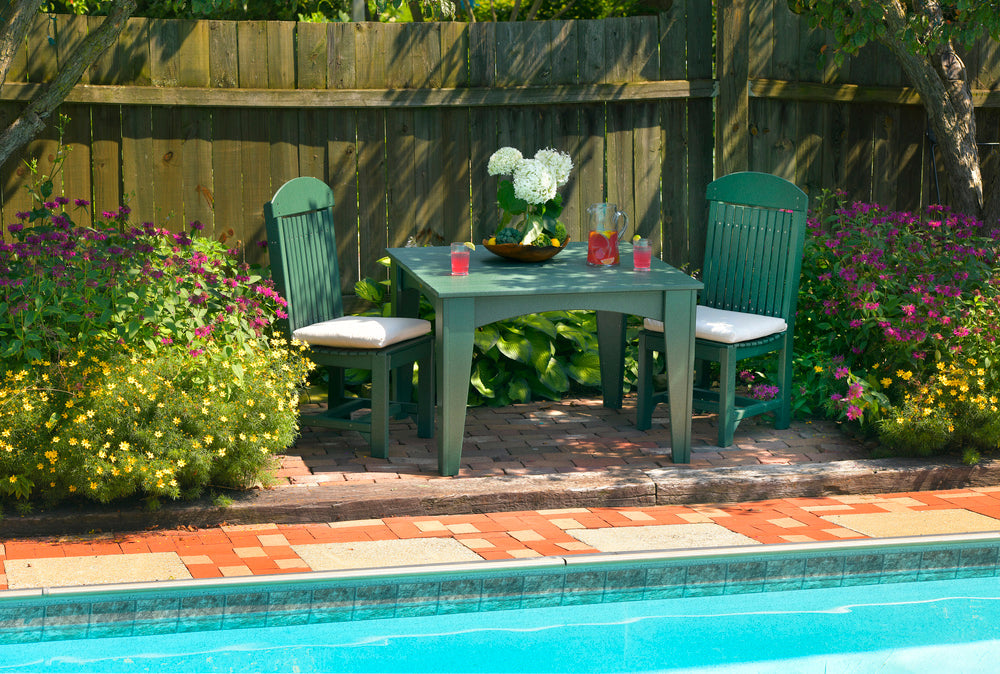 LuxCraft Island 44" Square Dining Table Additional Image - 5