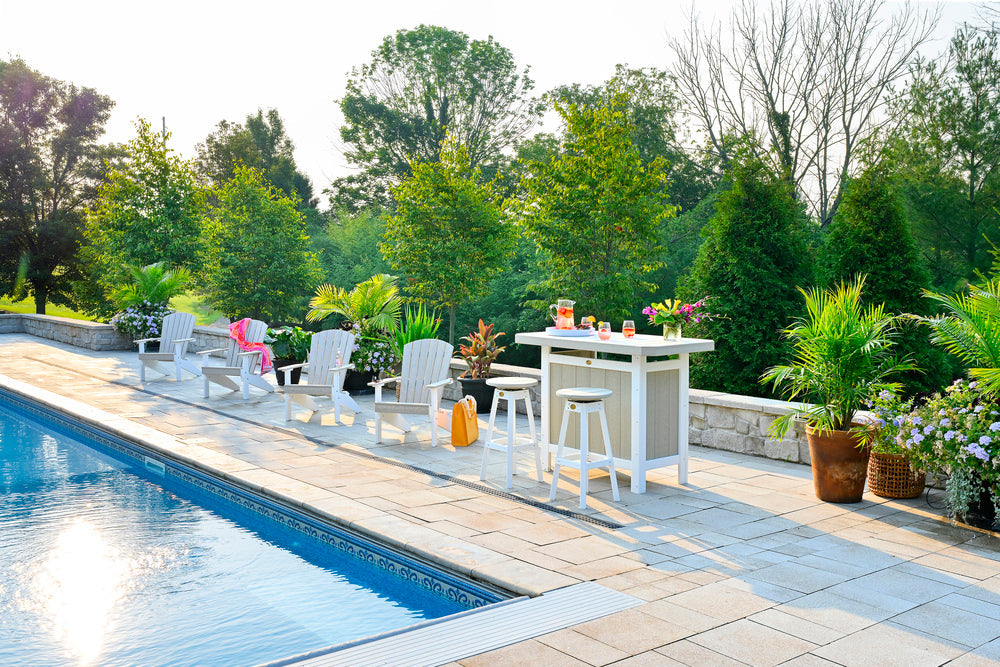 LuxCraft Serving Bar - Bar Height Additional Image - 2