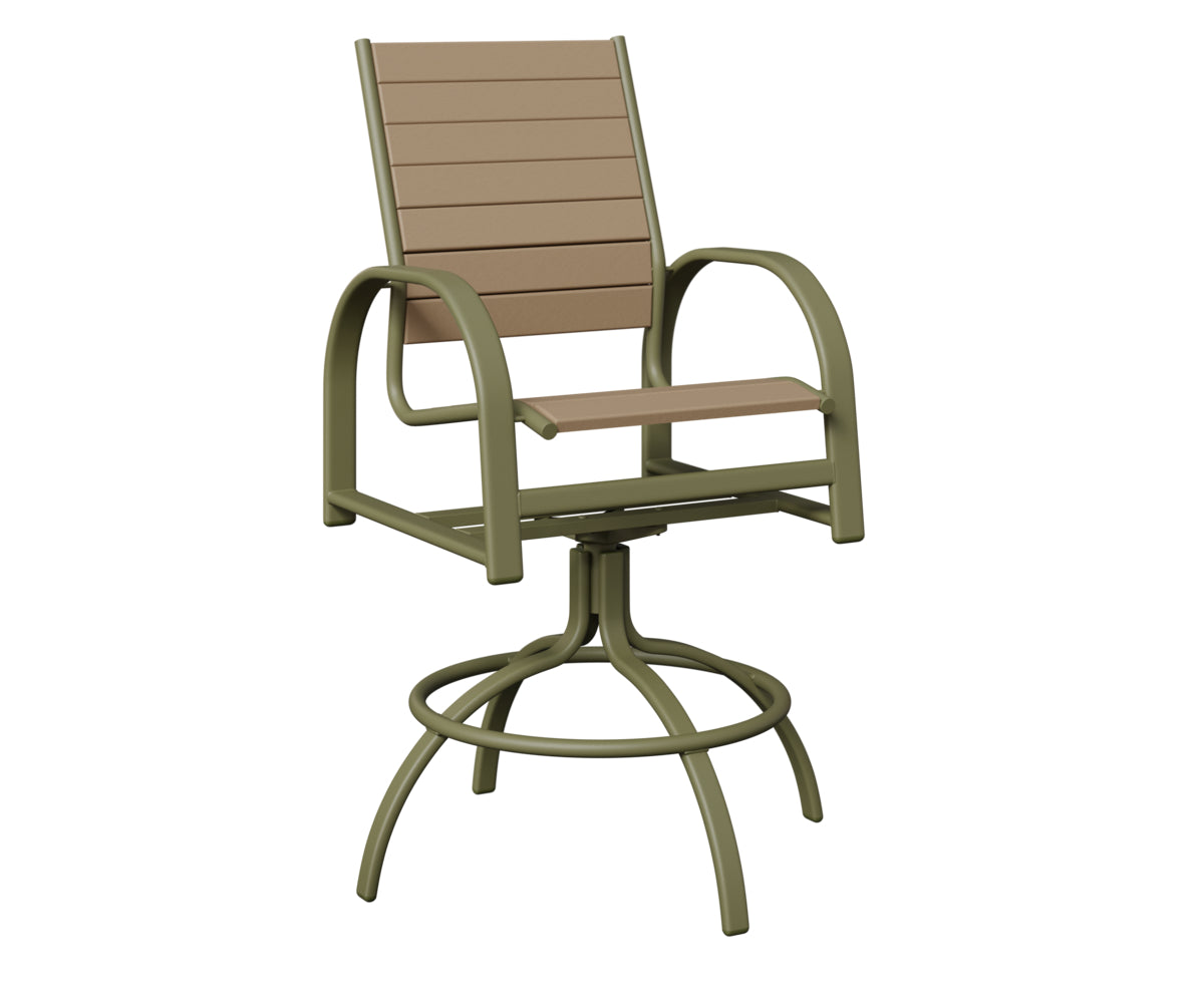 Berlin Gardens Murphy Poly Swivel Bar Chair