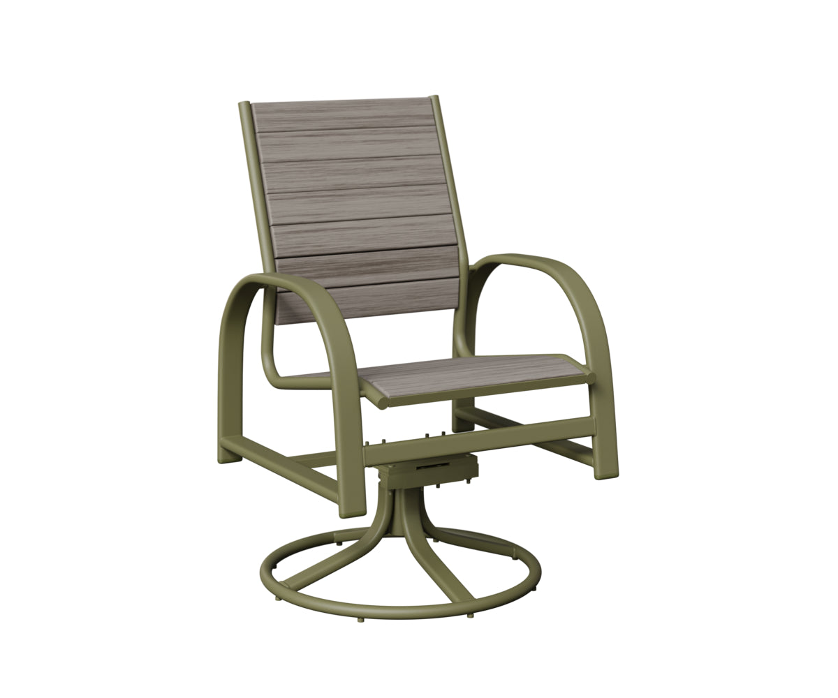 Berlin Gardens Murphy Poly Swivel Rocker Dining Chair