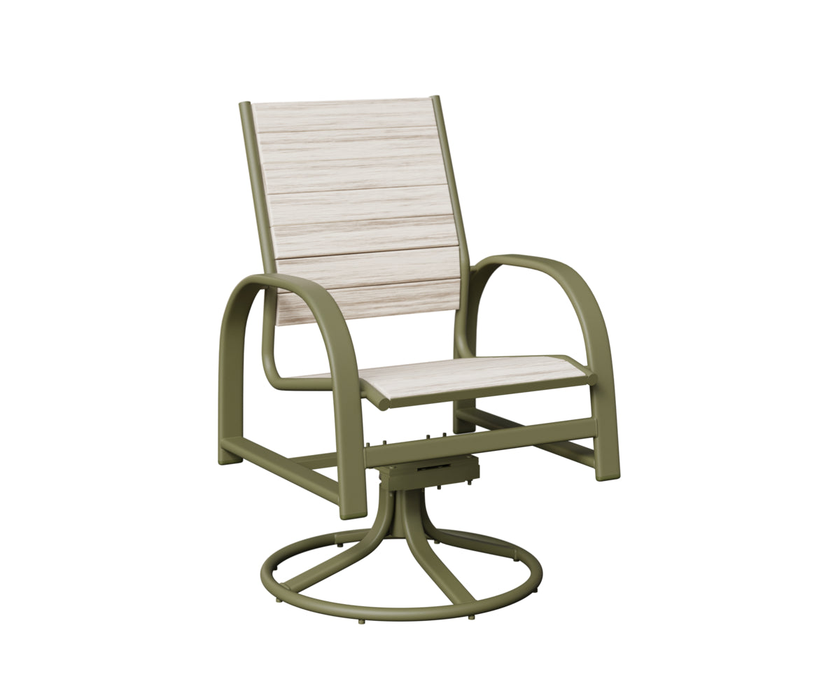 Berlin Gardens Murphy Poly Swivel Rocker Dining Chair