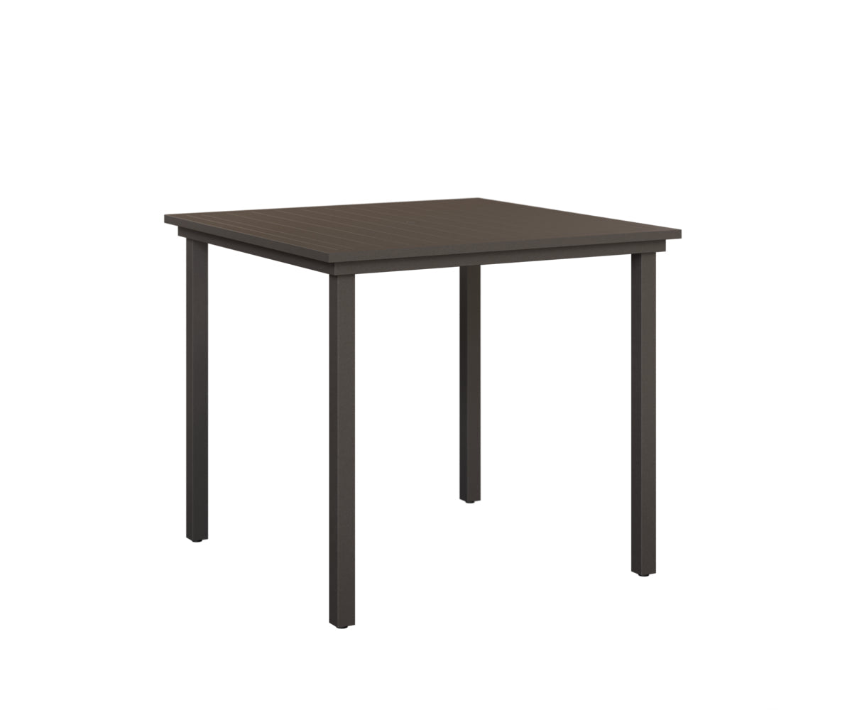 Berlin Gardens Vida 44" Square Aluminum Bar Table