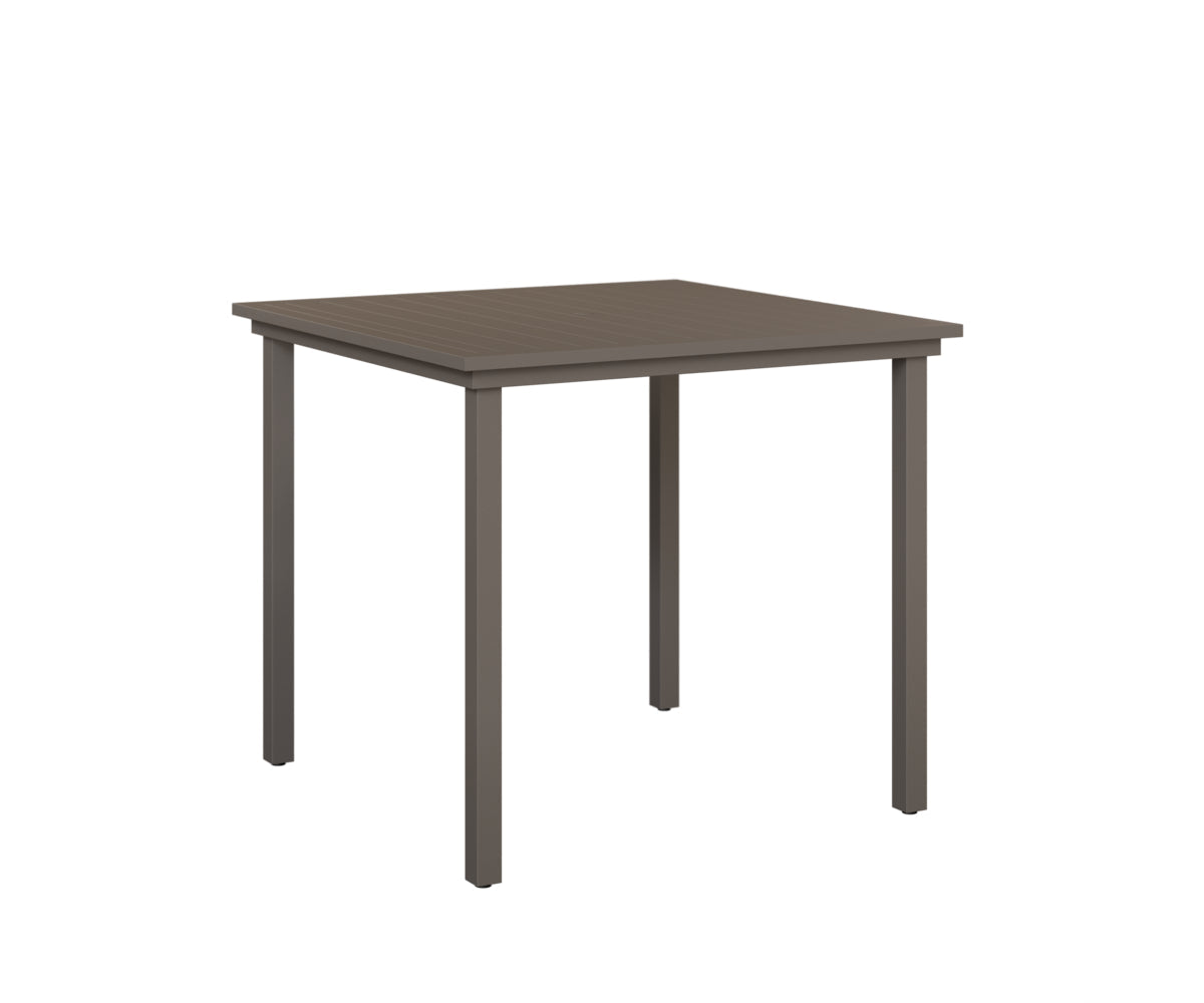 Berlin Gardens Vida 44" Square Aluminum Bar Table