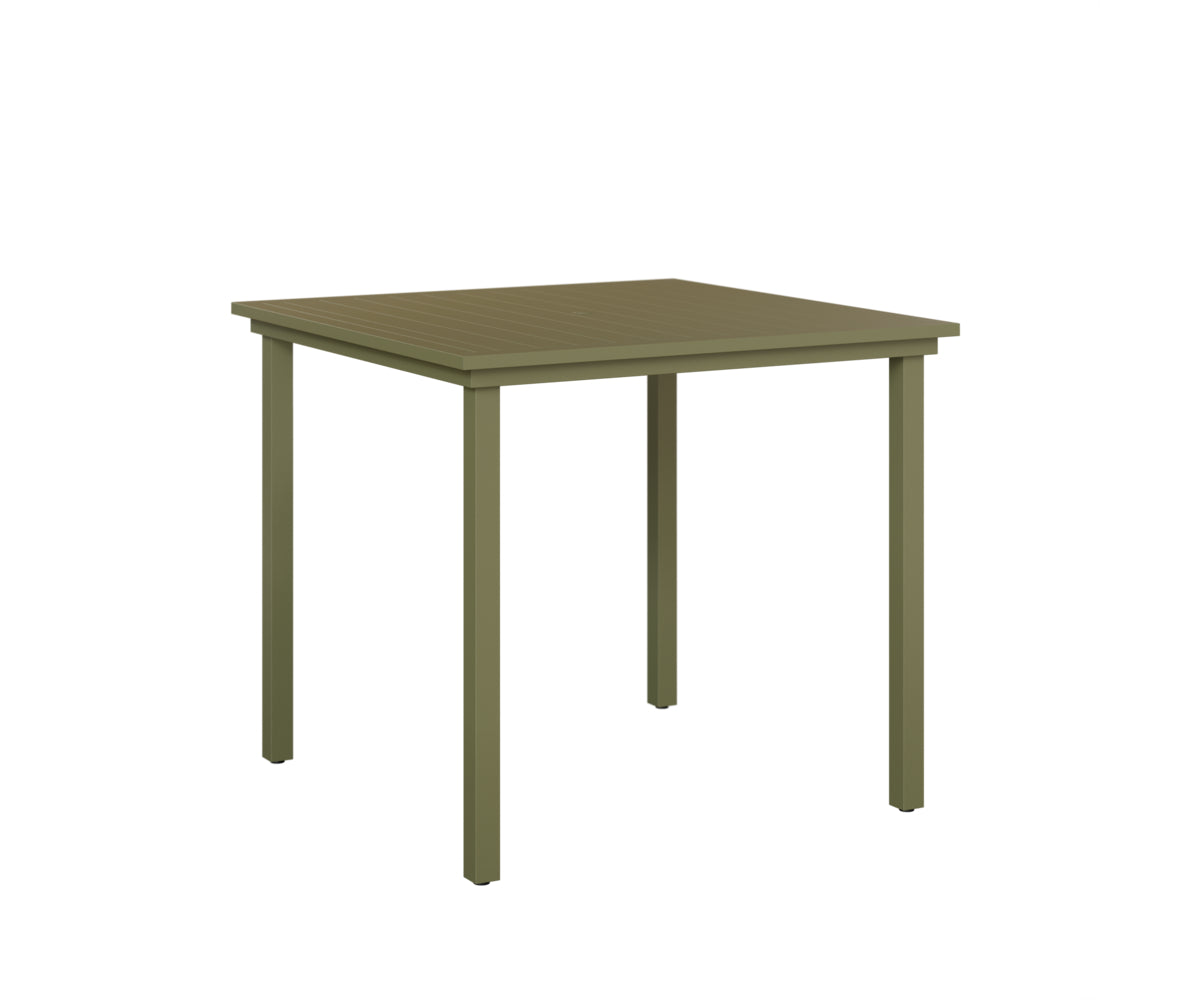 Berlin Gardens Vida 44" Square Aluminum Bar Table
