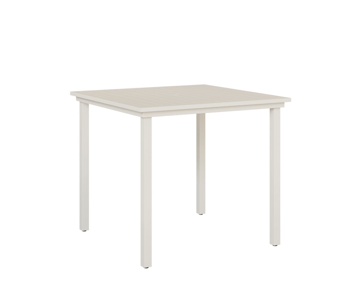 Berlin Gardens Vida 44" Square Aluminum Bar Table