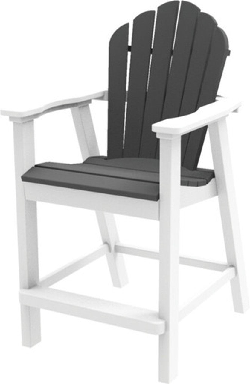 Seaside Casual 3 Piece Balcony Adirondack Collection - SC3PBAC-48 2