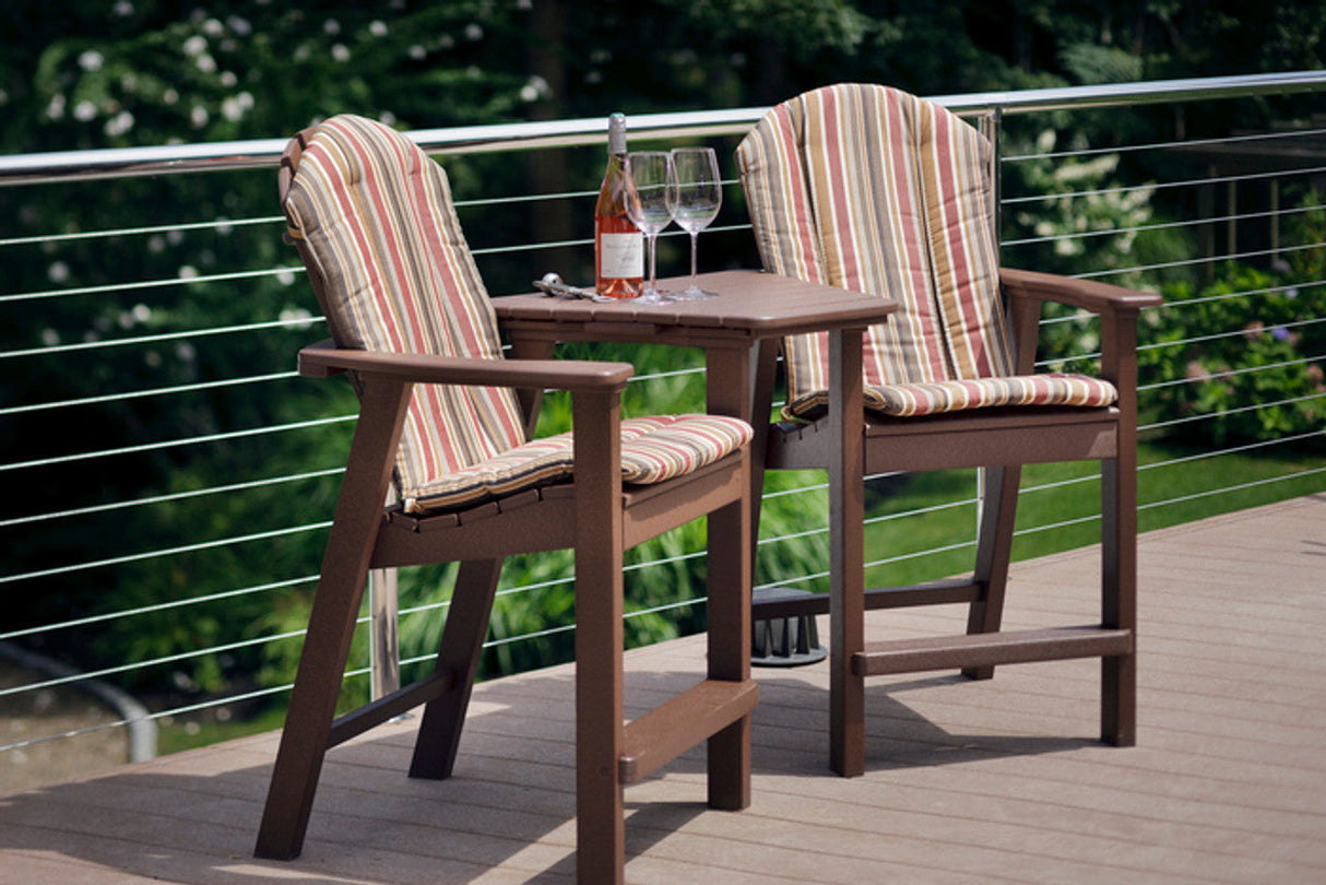 Seaside Casual Adirondack Dining, Bar, & Balcony Chair Tete-a-tete - SC-032 2
