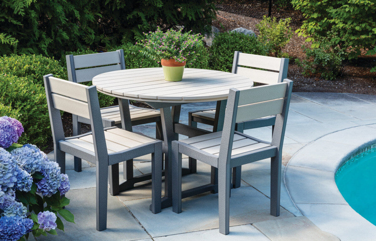 Seaside Casual Coastline Cafe Round Dining Table - SC-323 1