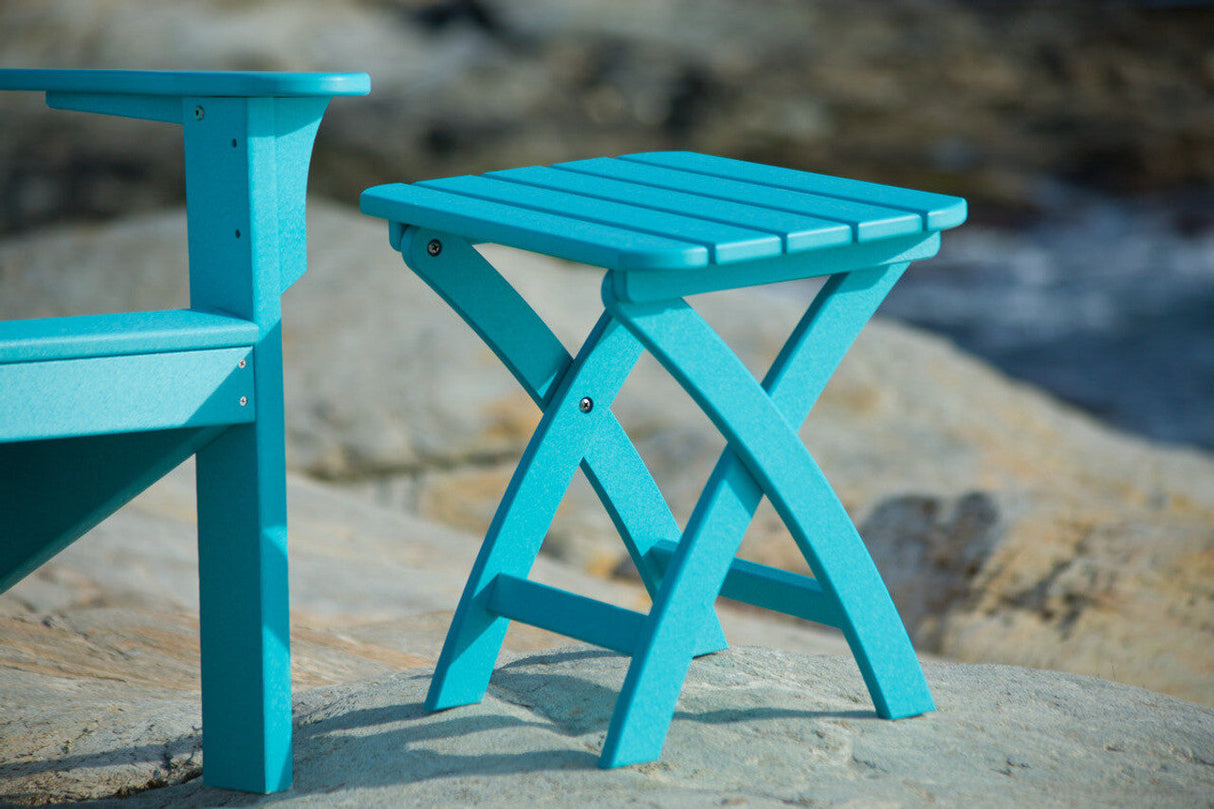 Seaside Casual Coastline Harbor View Folding Side Table - SC-321 4