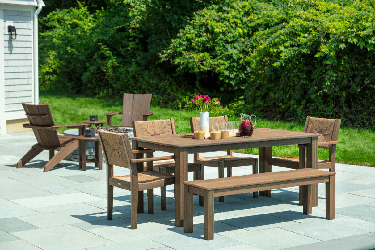 Seaside Casual Greenwich 60" Dining Bench Slatted - SC-603S 2