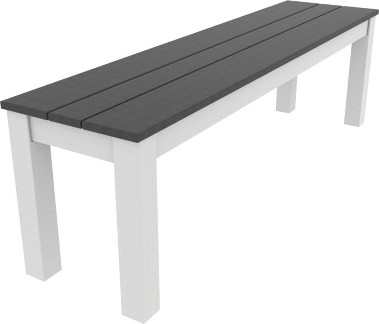 Seaside Casual Greenwich 60" Dining Bench Slatted - SC-603S