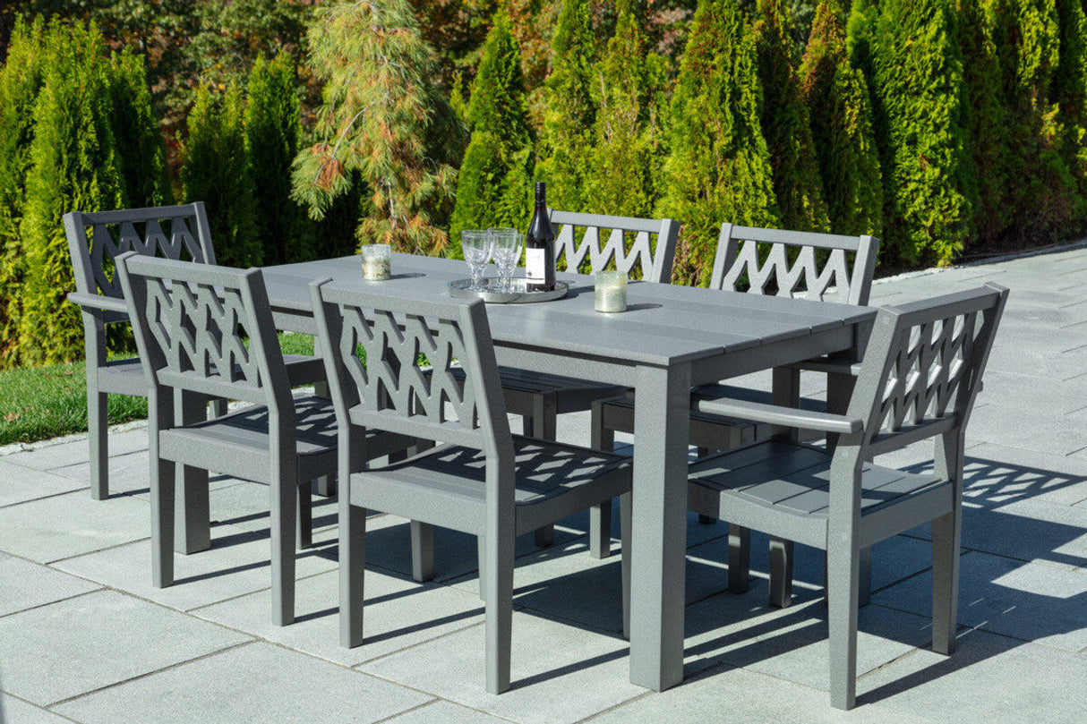 Seaside Casual Greenwich Dining Side Chair Diamond Back - SC-601D 2