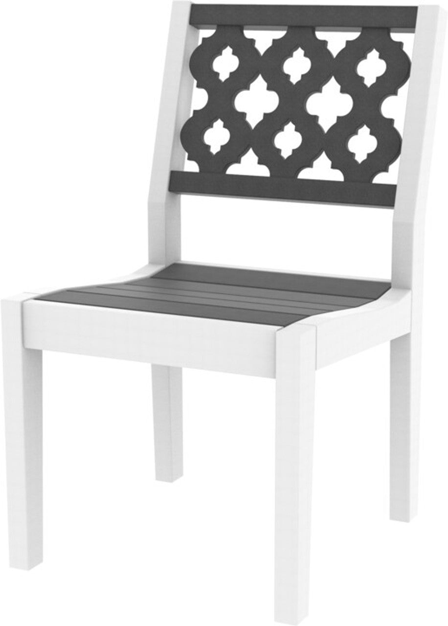 Seaside Casual Greenwich Dining Side Chair Provencal Back - SC-601P