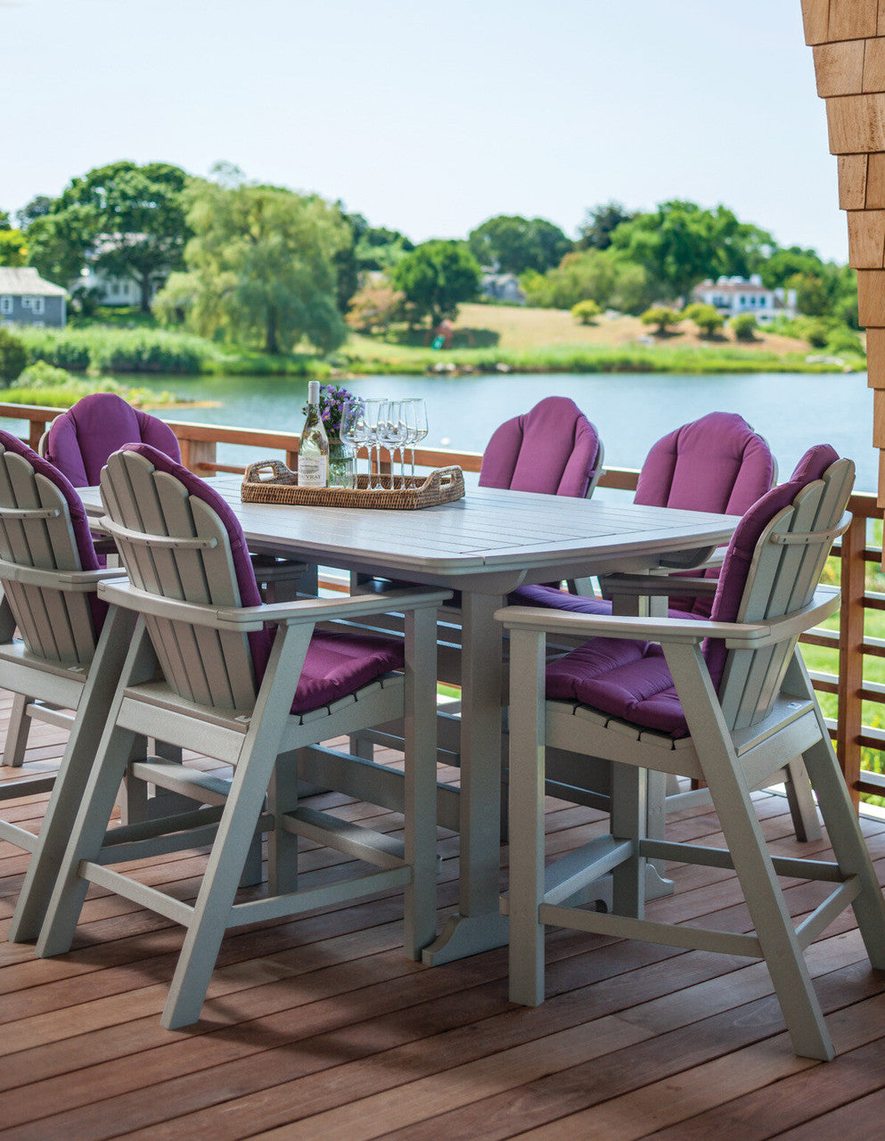 Seaside Casual Portsmouth Balcony Table 42" x 72" - SC-083 3