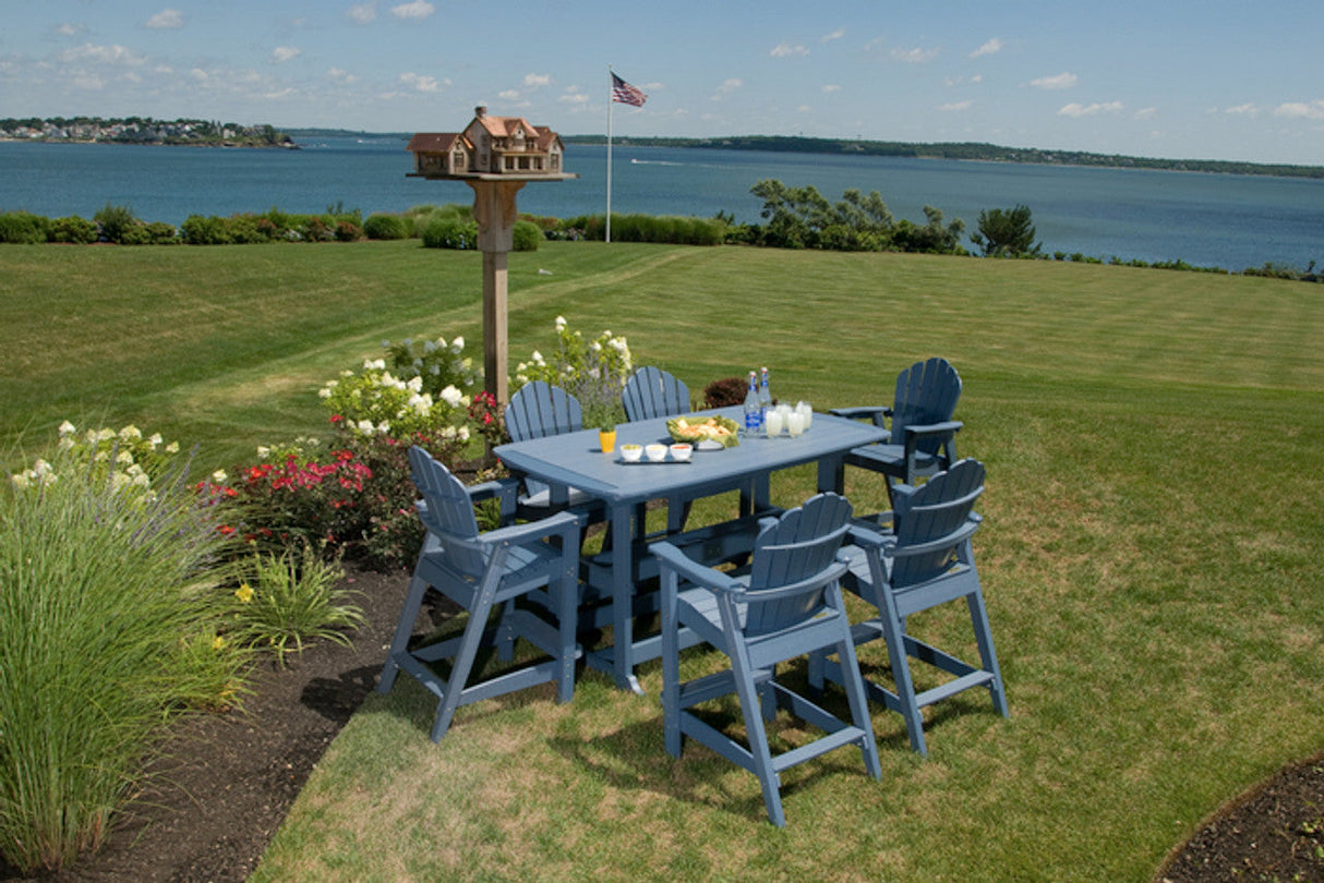 Seaside Casual Portsmouth Bar Table 42" x 72 - SC-086 1