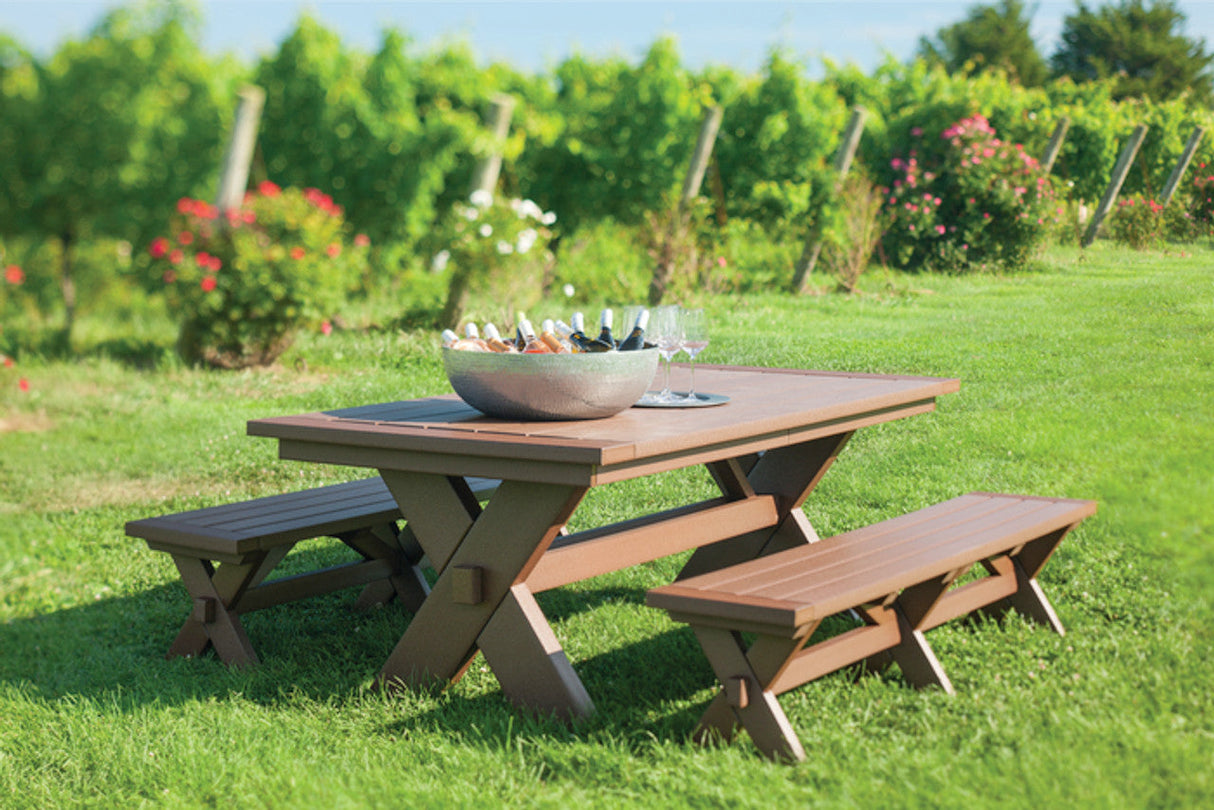 Seaside Casual Sonoma 76" Dining Bench - SC-071 4