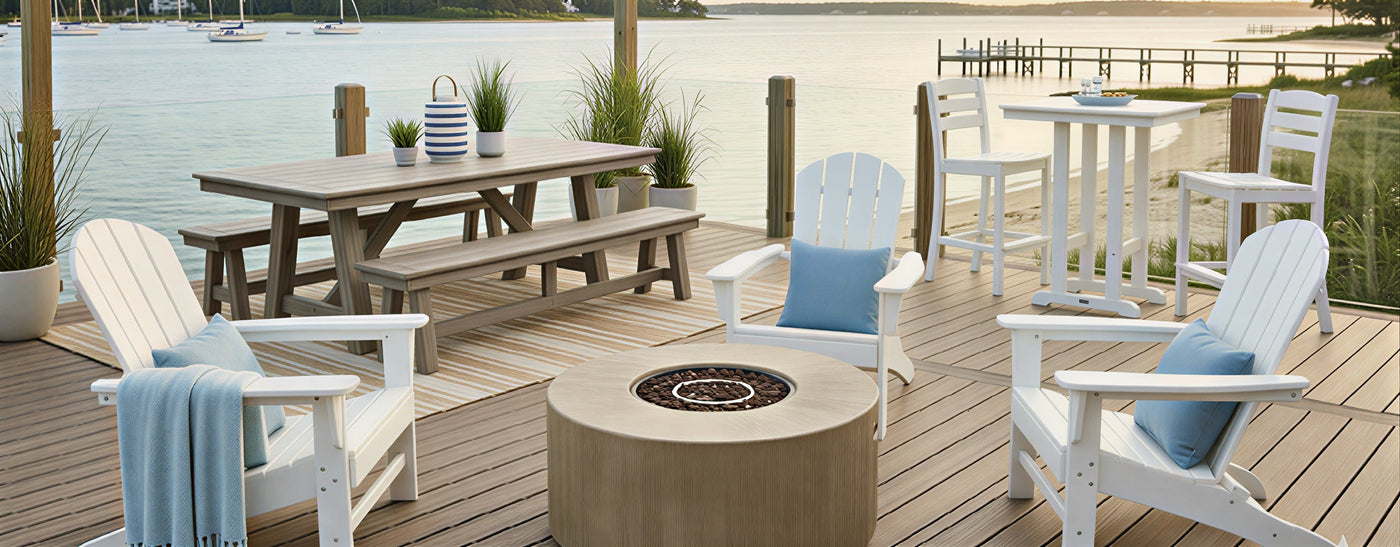 Waterfront Outdoor Living Ideas: Coastal-Ready Poly Furniture That Lasts