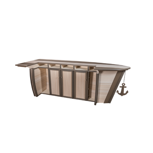Beaver Dam Anchor Avenue 118"x46" Bar Table