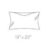 Berlin Gardens 13" x 20 Throw Pillow Fitted Feather