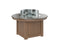 Berlin Gardens Donoma 44" Round Fire Pit with Hammered Top