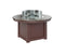 Berlin Gardens Donoma 44" Round Fire Pit with Hammered Top