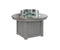Berlin Gardens Donoma 44" Round Fire Pit with Hammered Top