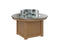 Berlin Gardens Donoma 44" Round Fire Pit with Hammered Top