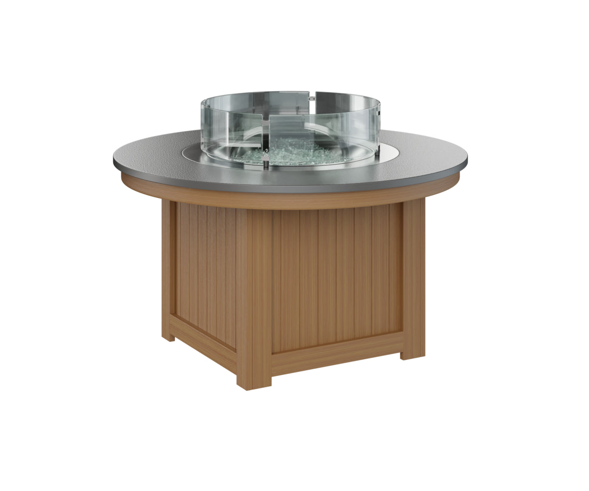 Berlin Gardens Donoma 44" Round Fire Pit with Hammered Top