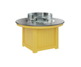 Berlin Gardens Donoma 44" Round Fire Pit with Hammered Top