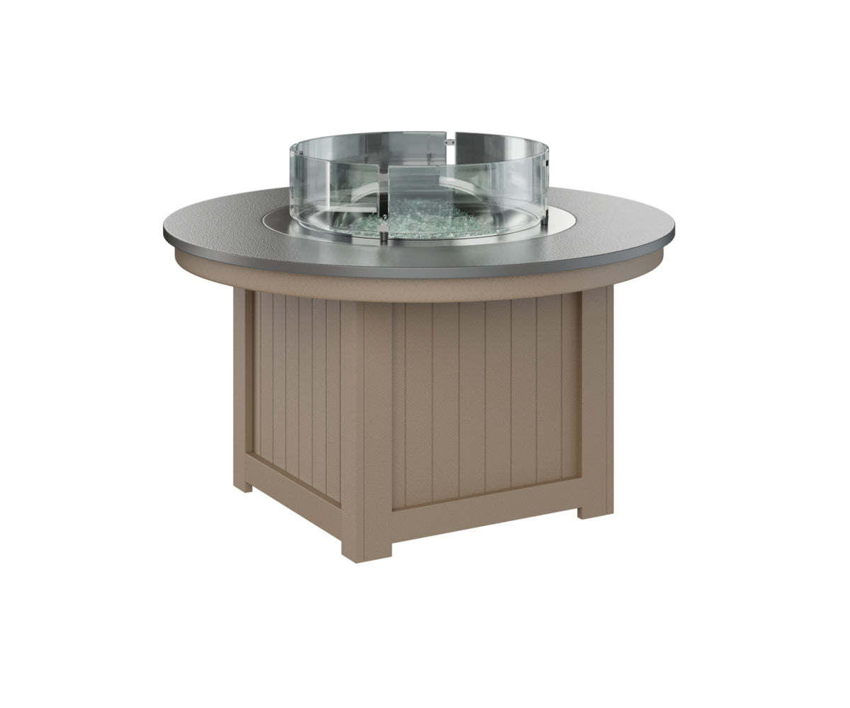 Berlin Gardens Donoma 44" Round Fire Pit with Hammered Top