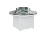 Berlin Gardens Donoma 44" Round Fire Pit with Hammered Top