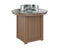 Berlin Gardens Donoma 44" Round Fire Table Counter with Hammered Top
