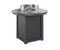 Berlin Gardens Donoma 44" Round Fire Table Counter with Hammered Top